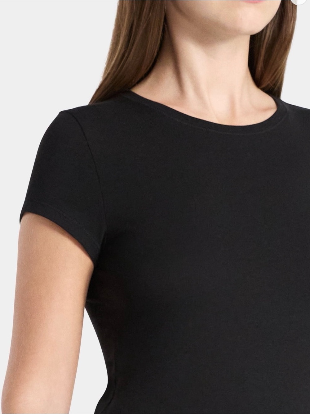 Brandy Melville Black Short Sleeve Crewneck Tee
